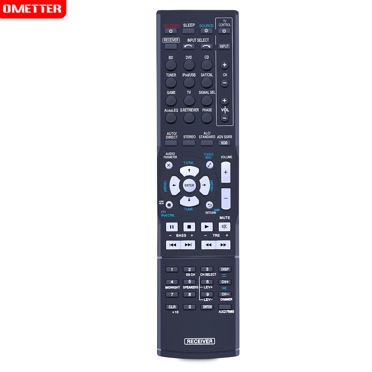 AXD7690 AXD7583 Control remoto para receptor AV Pioneer VSX-56TXI VSX-9300TX VSX-523-K VSX-72TXVI VSX-90TXV VSX-92TXH AXD7613