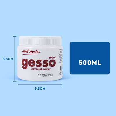 Acryl- Pigment Mischung flüssig Brightener transparent schützend Farbe matt Grundierung Grundierung Gemälde Mittel: Weiß gesso