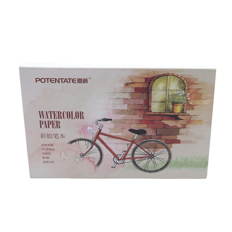 1PCS School Student Art Supplies Artist Watercolor Paper Sketch Book For Oil Paiting Drawing Diary Notebook: small
