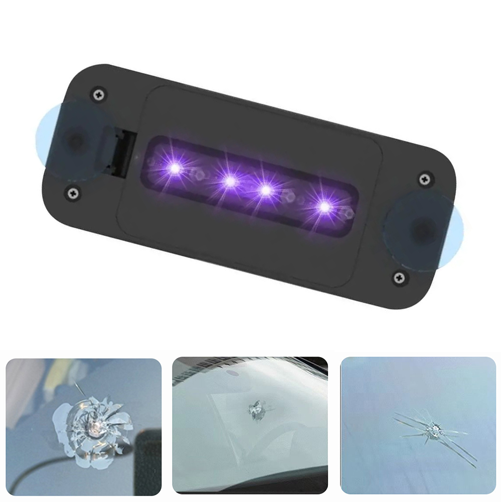 Car Windshield Repair Uv Curing Lamp Auto Glass Repair Uv Resin Curing Light For Trucks Sedans SUVs And RVs