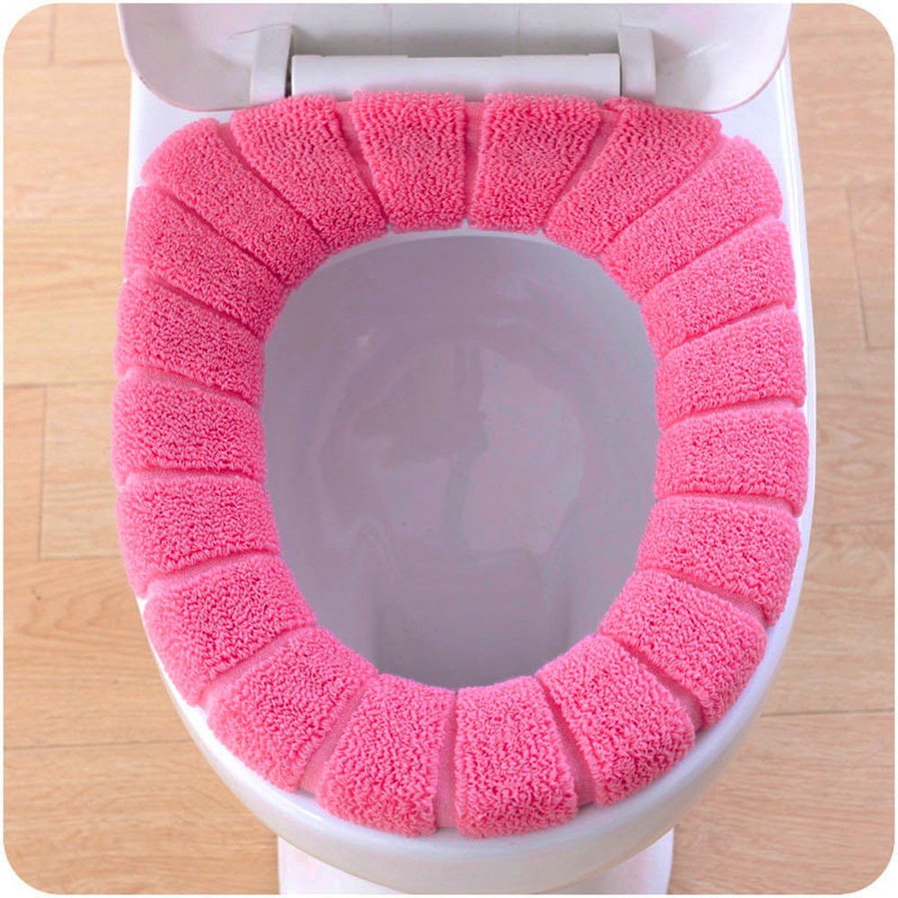 Badkamer Toilet Seat Closestool Wasbare Soft Warm Toilet Seat Cover Pluche Toiletbril Leuke Wc Zitkussen Badmat Nl Wc mat