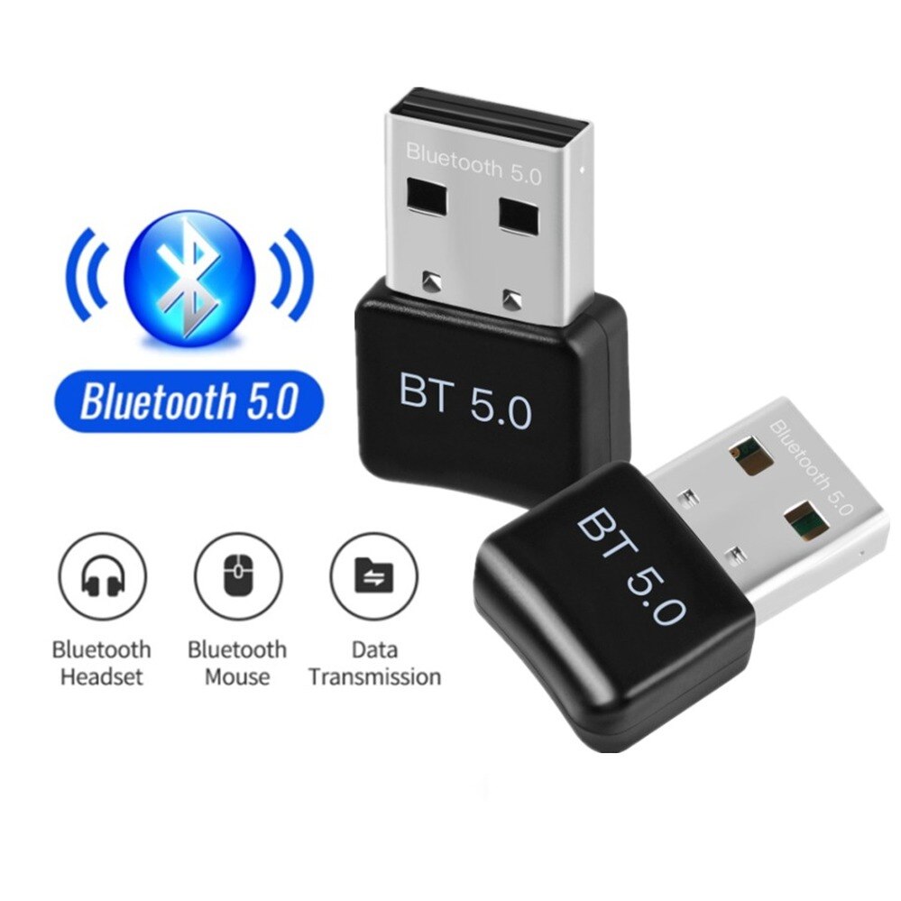 PzzPss Mini Wireless USB Bluetooth 5.0 Adapter Receiver Dongle Low Latency Audio Music Bluthooth 5.0 Transmitter For PC Laptop