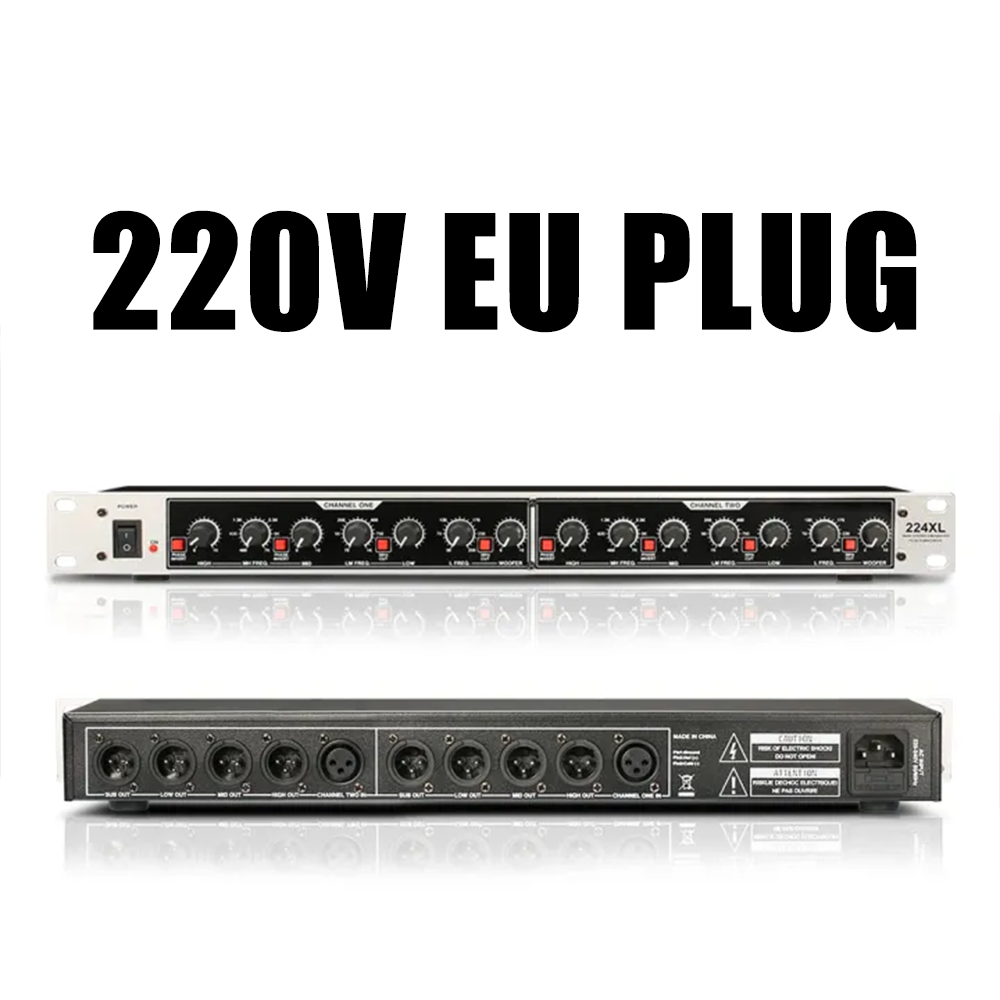 dbx 224xl dbx224 4-way electronic crossover white Ultra low bass stage bar performance audio: WHITE