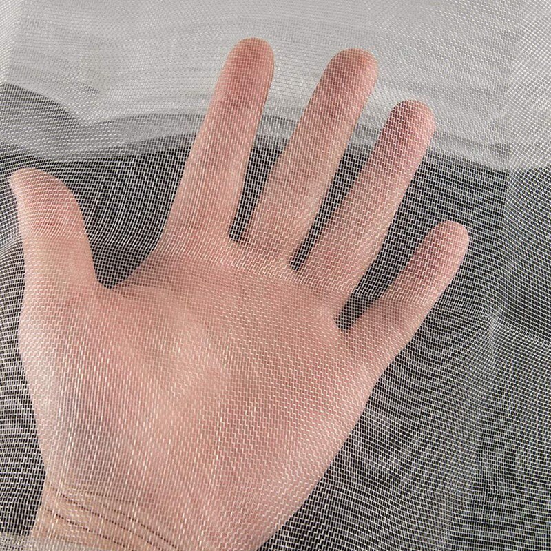 2 Pack Garden Insect Sn Insect Barrier Netting Mesh Bird Netting 9.8Ft x 6.5 Ft (White)