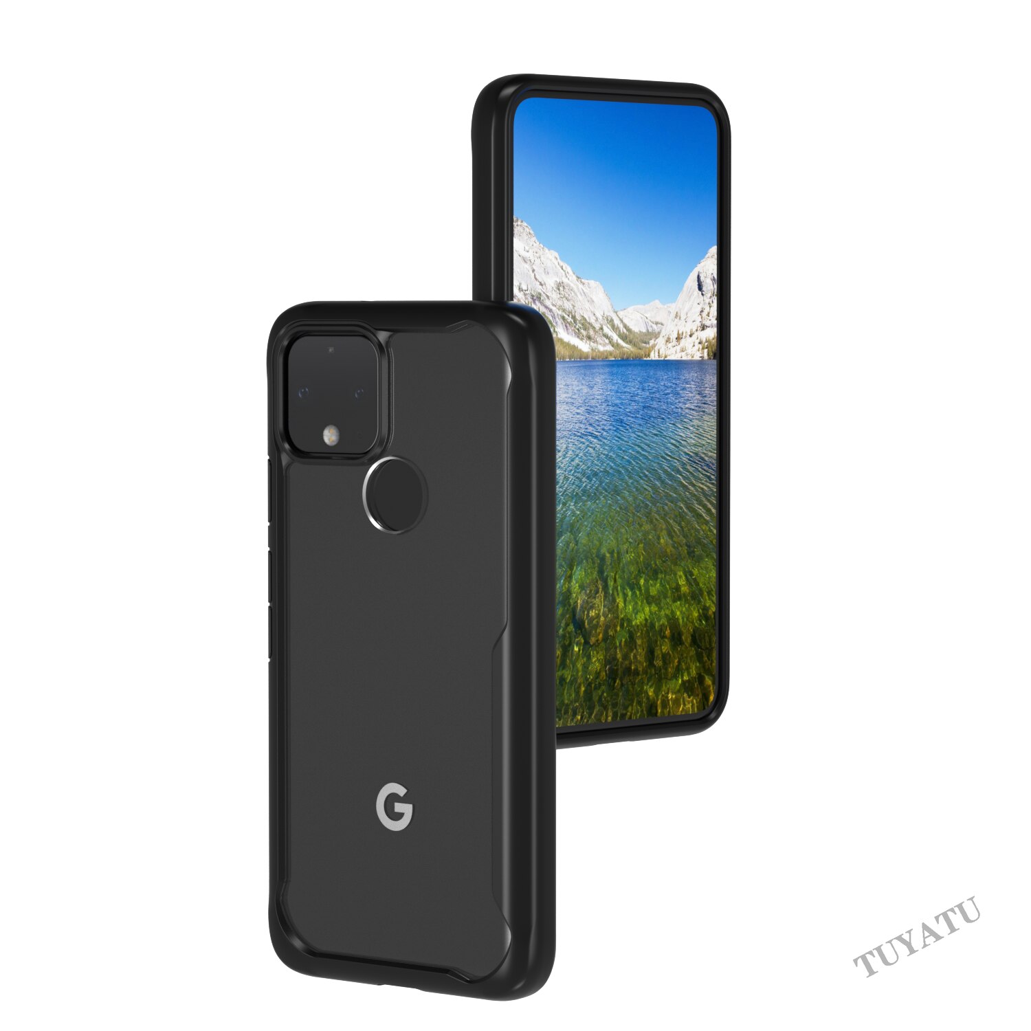Shockproof Armor Case for Google Pixel 5 XL 5A Transparent Cover Luxury Silicone Hard Acrylic Back
