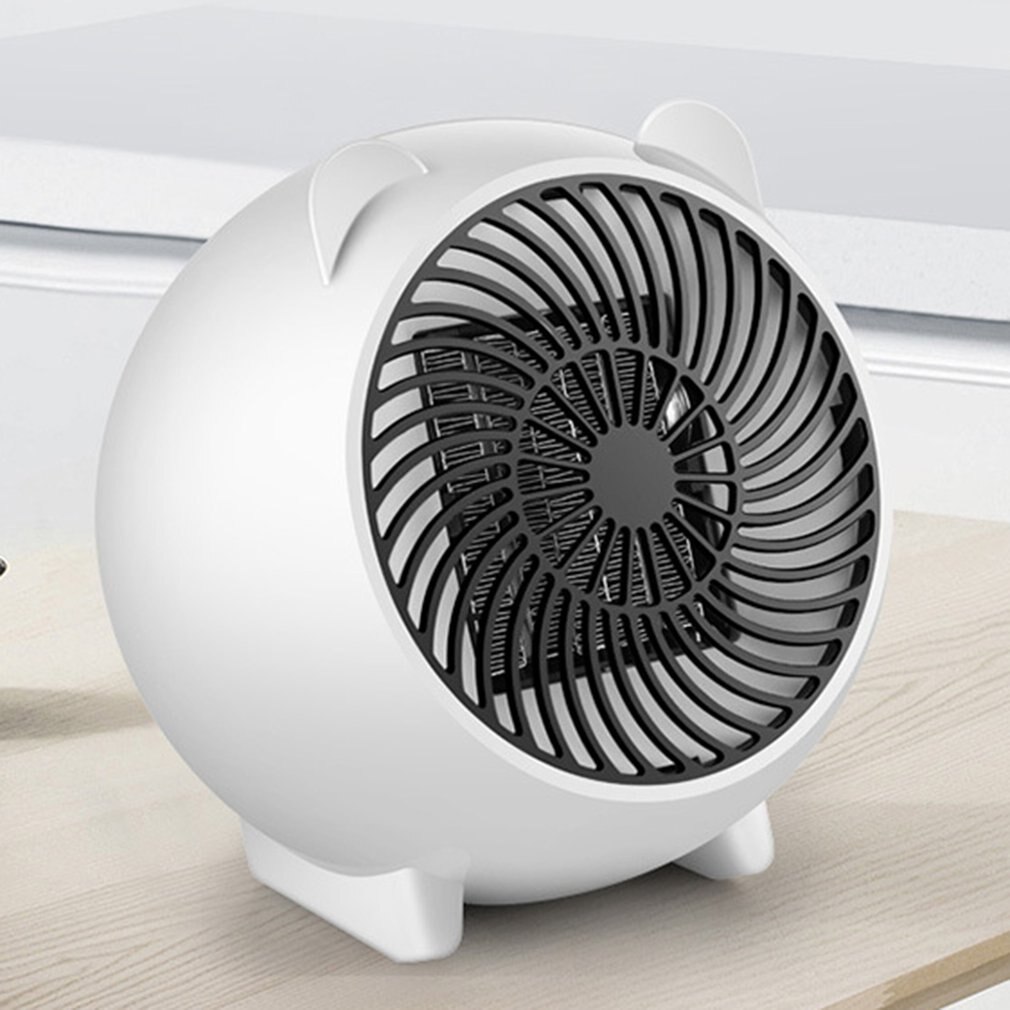 Small Fan Heater Electric Fan Heater Portable Fan Heating Space Heater Home Office Desktop Heating Warm Air Fan