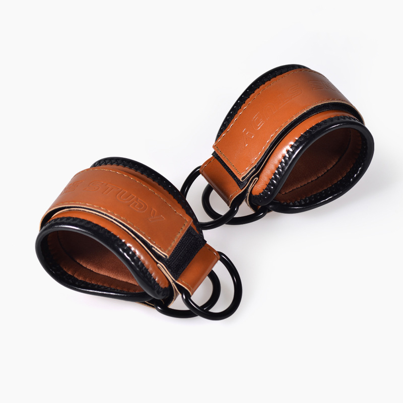 Handgelenkschlaufen für Widerstandsband, Workout, Fitness, Knöchelriemen, Fußstütze, Manschetten, Kabel, Maschinen, Fitnessstudio, Heimfitnessgeräte: Blue