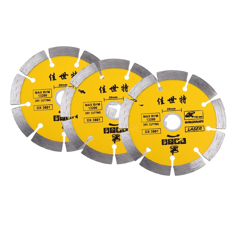 110mm Diamond Saw Blade Angle Grinder Marble Stone Cutting Disc for Ceramic Concrete Brick Tool