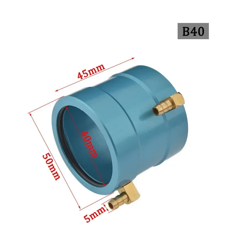 RC Stiefel Gute Aluminium CNC Marine Motor- Wasserkühlung Jacke für RC Stiefel B20/B36/B40 Ich würde 20/36/40mm Bürstenlosen Motor-: Weiß