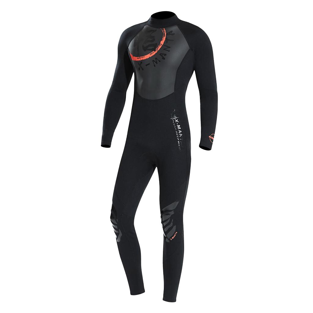 Neopreen Wetsuit Terug Zip Full Body Wetsuits Badmode Voor Mannen Snorkelen Duiken Zwemmen