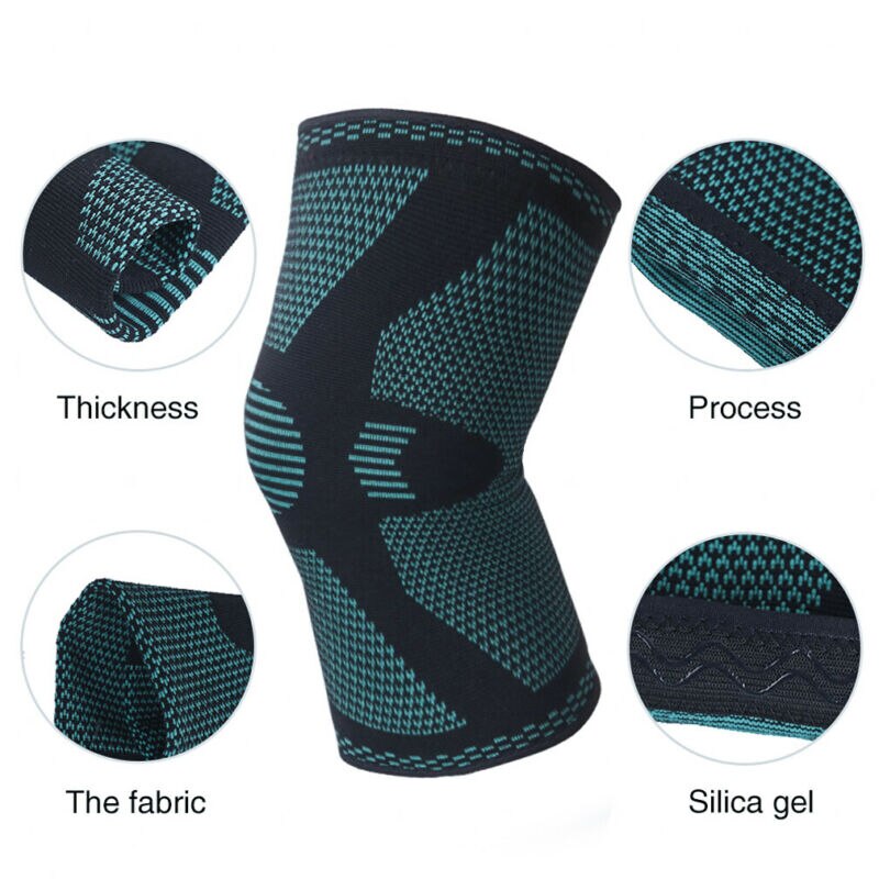 1pc neopreen kniebrace mouwen voor heren, ondersteuningspads, bescherming tegen artritispijn en sportblessures