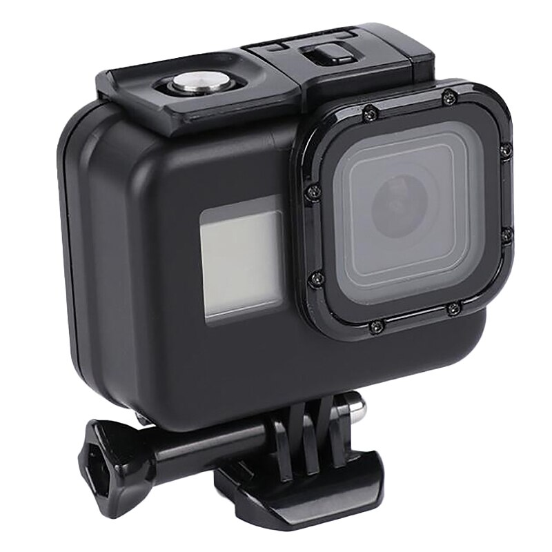 60m undervands vandtætte etuier til gopro hero 8 sort dykkerbeskyttelsescover husholder til go pro 8 tilbehør med 3 farver