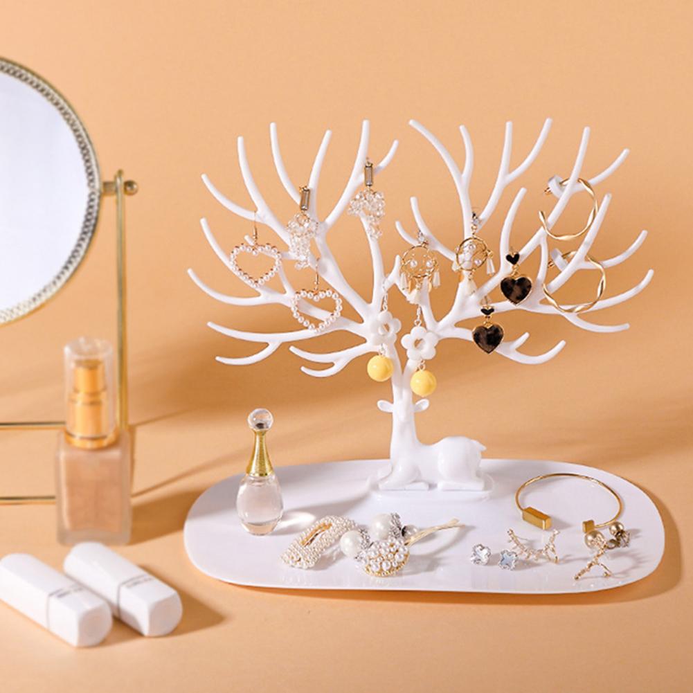 Little Deer Jewelry Stand Display Jewelry Organizer Tray Tree Earring Holder Necklace Ring Pendant Bracelet Display Storage Rack