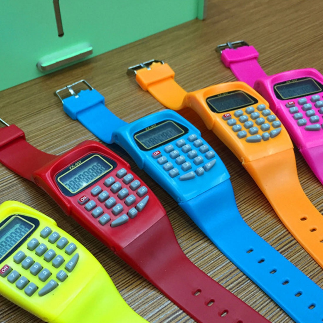 Noyokere Led Calculator Horloge Elektronische Digitale Chronograaf Computer Kids Kinderen Jongens Meisjes Sport Rubber Horloges