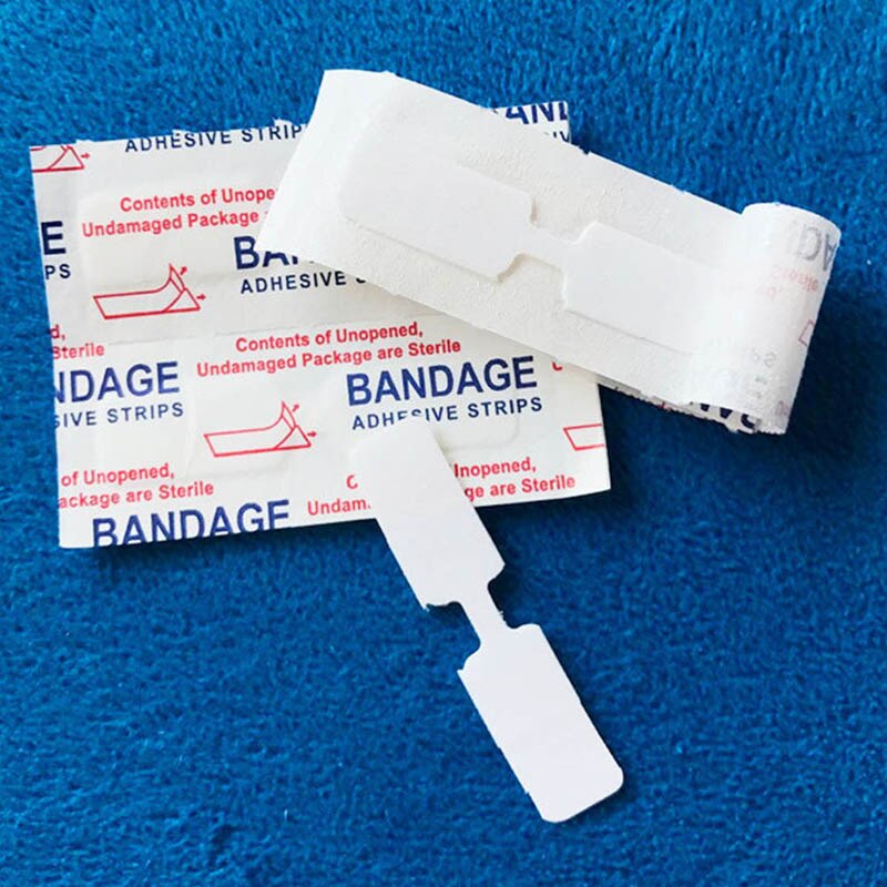 10Pcs 1cmX4.5cm Waterdichte Pleister Vlinder Lijm Wond Sluiting Band Aid Emergency Kit Lijm Bandages