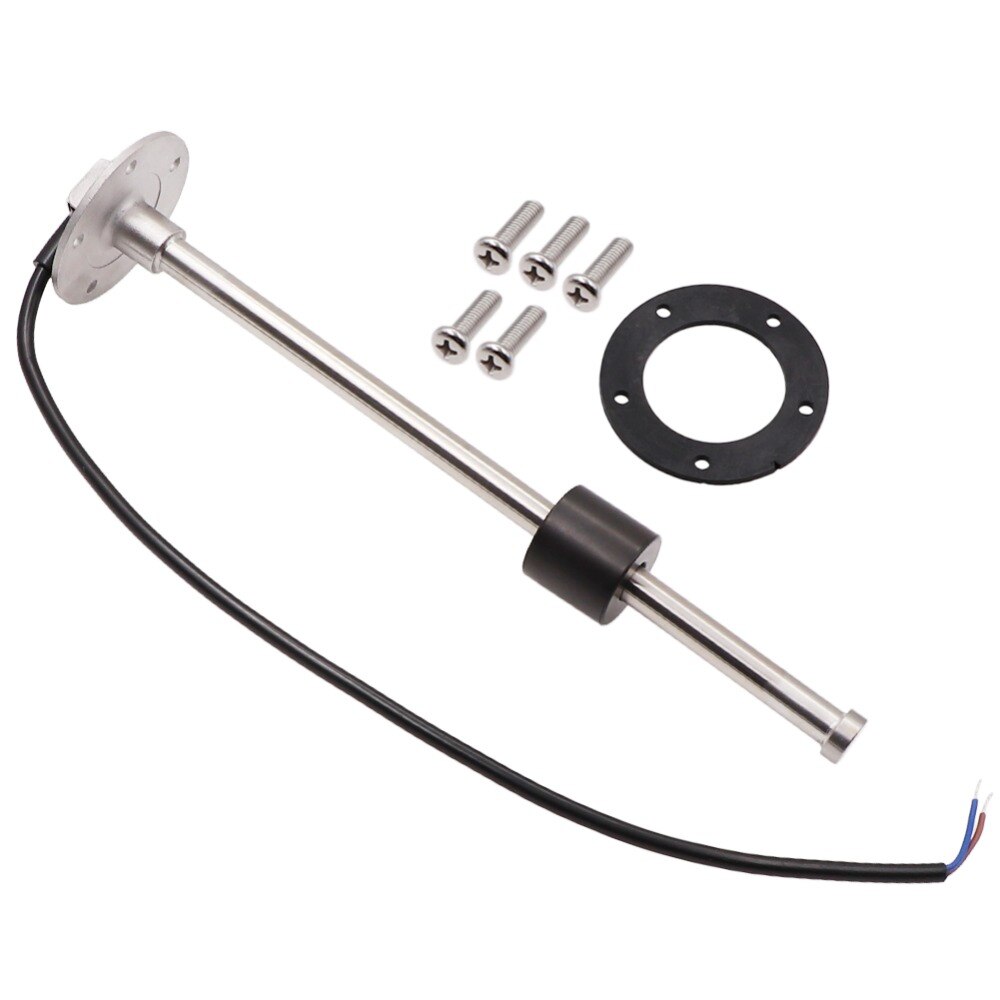 Boat Car Fuel Level Sensor Stainless Steel Fuel Sending Unit for 0~190 ohm Fuel Tank Level Gauge 300 250 200 150 mm Float switch