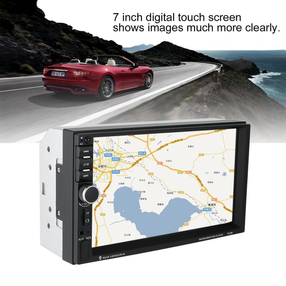 7 Inch Double 7018B 2 DIN Car FM Stereo Radio MP5 Player TouchScreen Multimedia player With Direction Control
