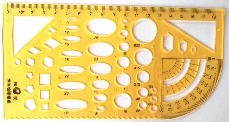 MC regla de plantilla regla de dibujo mecánico y de joyas se puede seleccionar una variedad de estilos: 4006 NH207