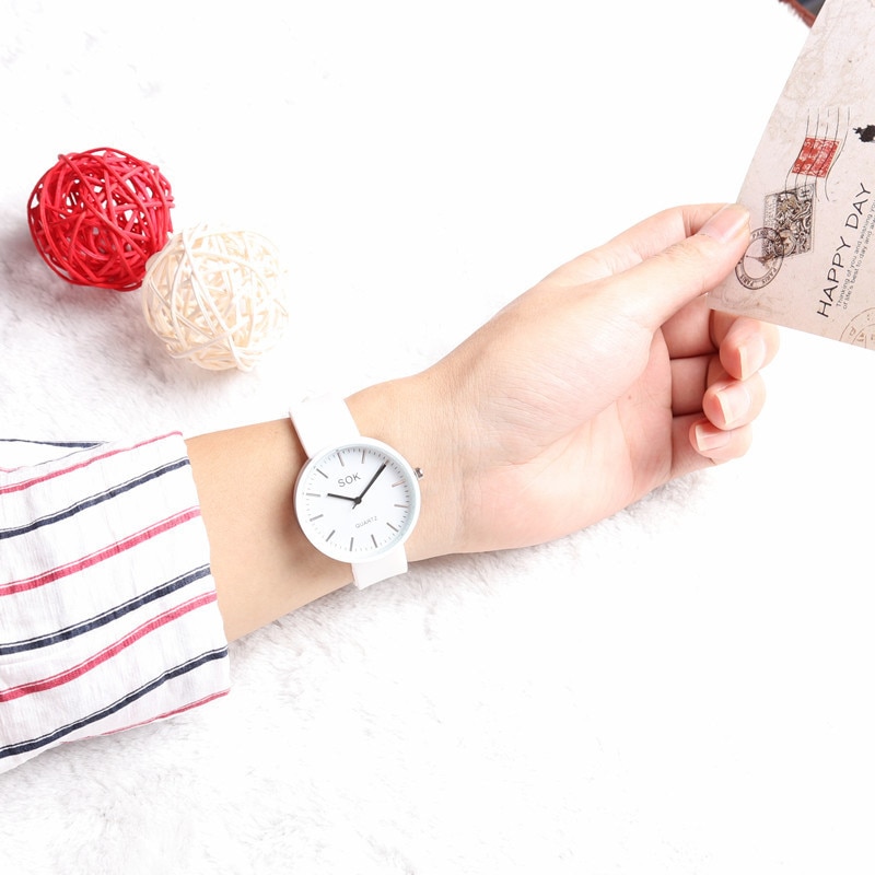 Relojes Relogio Feminino para mujer, reloj moderno y de silicona, reloj de pulsera de cuarzo, relojes para mujer, de reloj