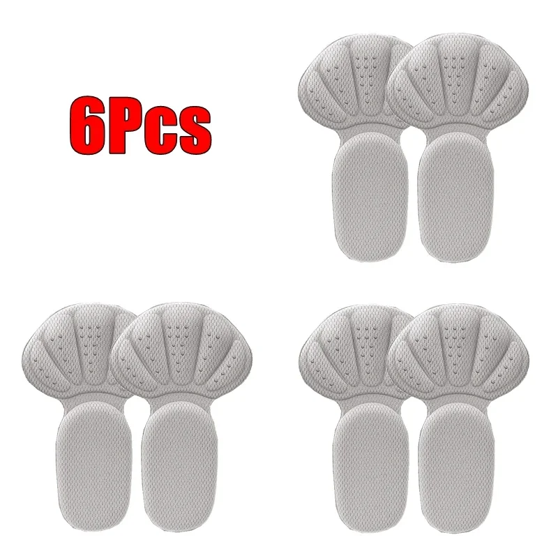 Pegatinas para el talón, zapatillas, Protector del talón, almohadillas para los pies, alivio del dolor, reductor de tamaño, plantillas antideslizantes para zapatos, almohadilla para el cuidado de los pies en forma de T, empuñaduras para el talón: Verde