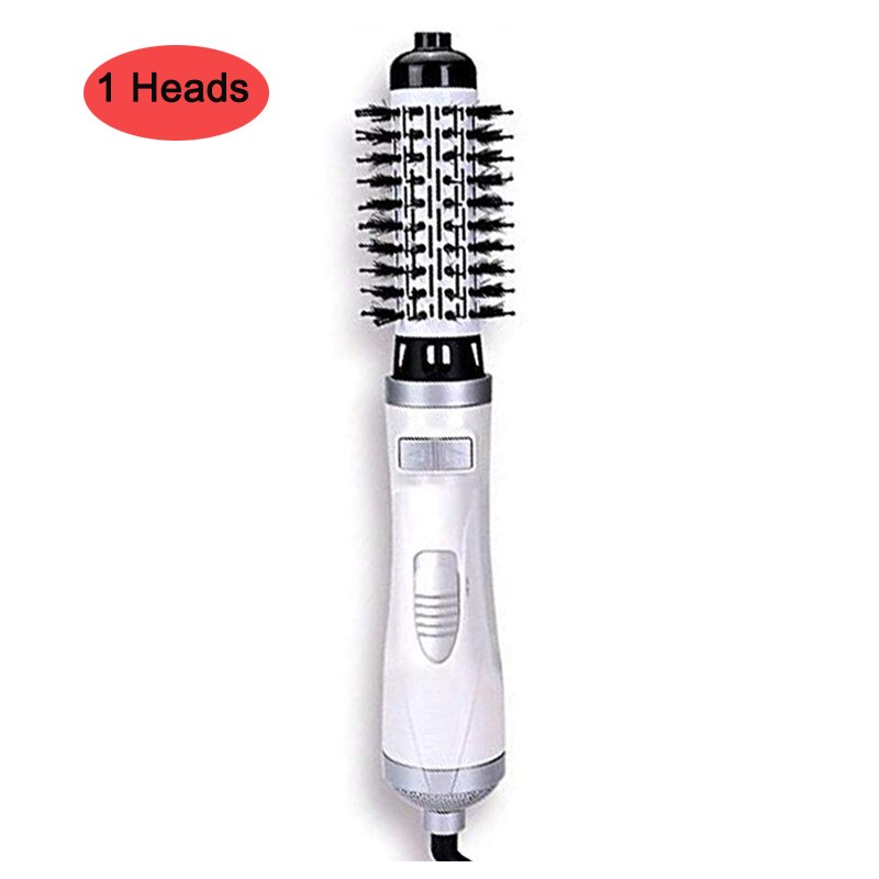 Brosse sèche-cheveux 3 en 1, ronde, rotative à Air , ionique négatif, Volumizer, bouclage automatique: 1 head