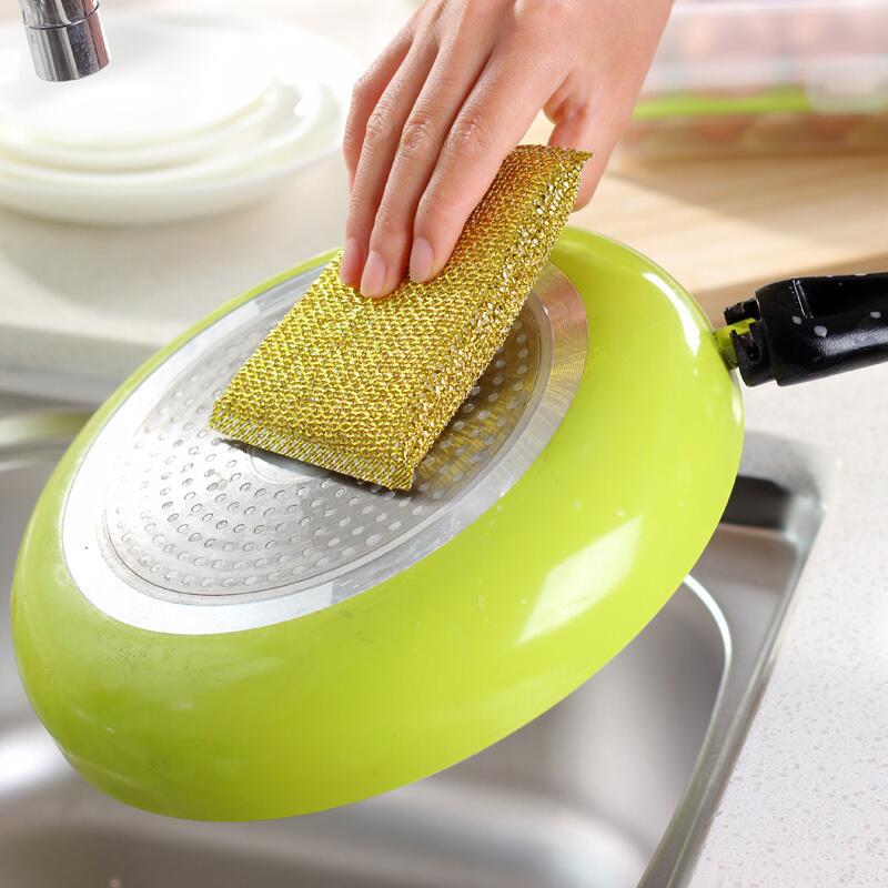 Melamine Sponge Metal Mesh Kitchen Super Detergent Cleaning Tools Degreasing Pot Brush Magic Cleaner Steel Wool Pads