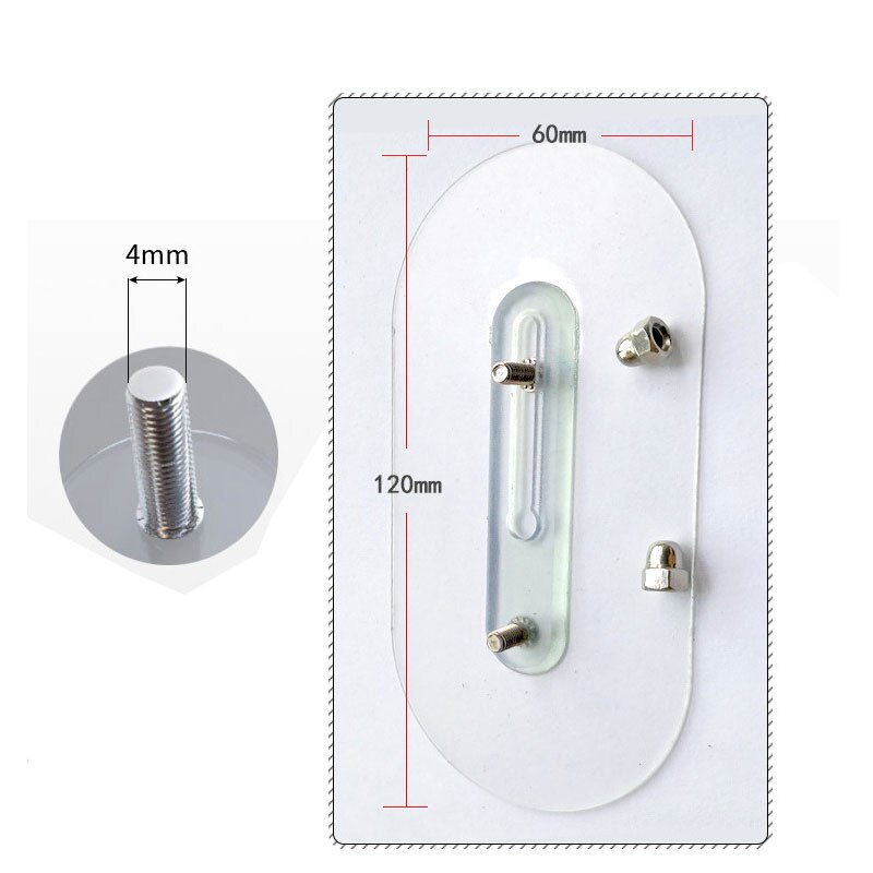 Haken Alles Für Badezimmer Küche Zeug Selbst Klebstoff Nahtlose NäGel Doppel NäGel Einstellbare Höer Starke Einfügen