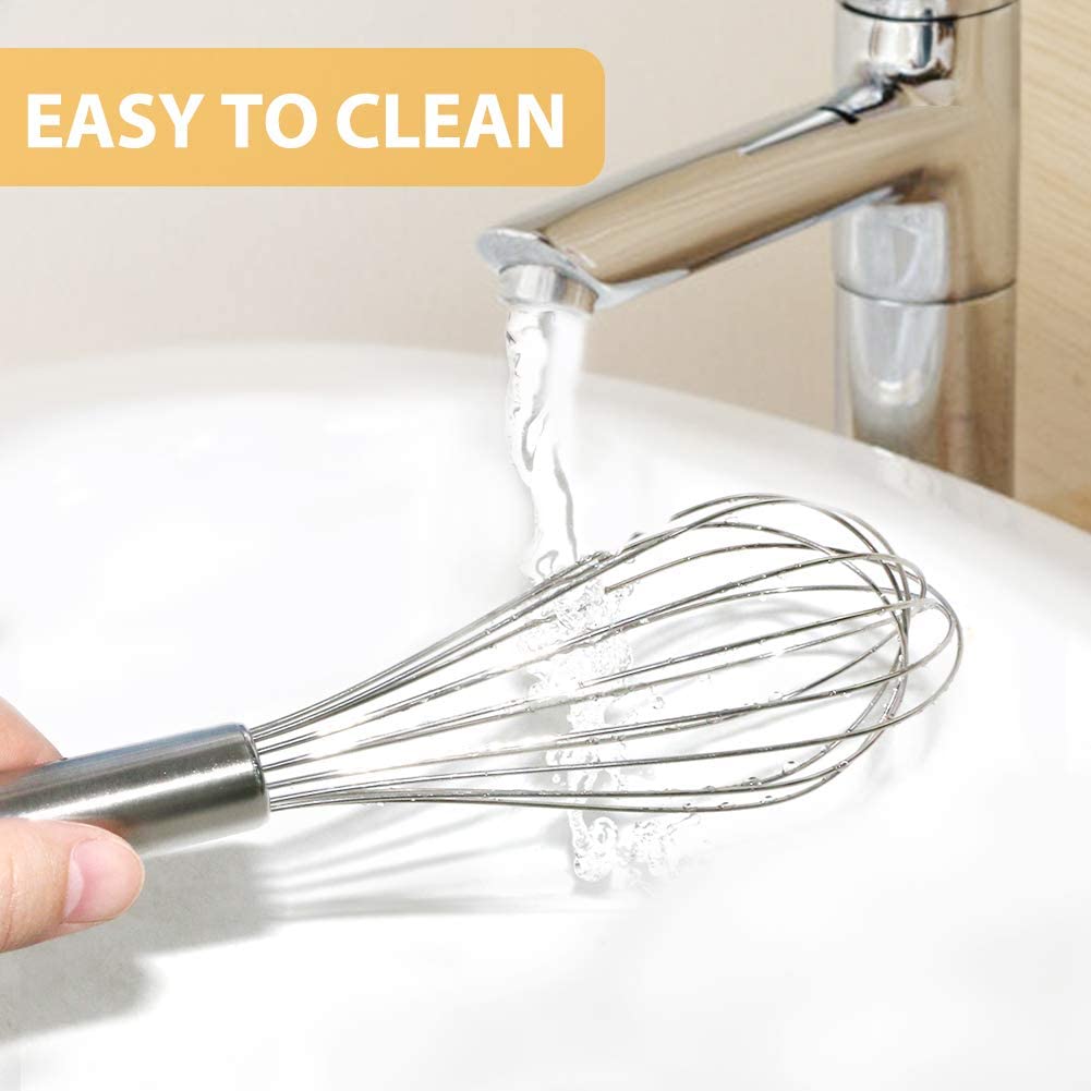 Rvs Garde Keuken Whisk Melk Eiklopper Voor Koken Mengen Kloppen Verslaan Roeren Ballon Garde 8 "10" 12"