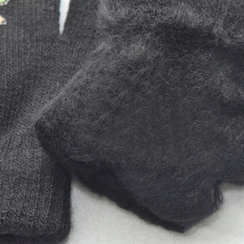 freundlicher Winter warm Und Samt Dick Gestrickte Handschuhe Neugeborenen Niedlichen Karikatur Dinosaurier Gedruckt Warme Fäustling Winter Zubehör