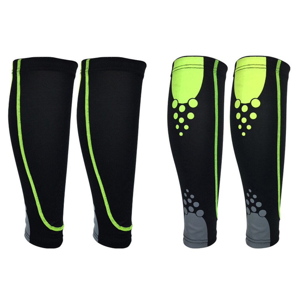 1Pc Unisex Sport elastyczna kompresja antypoślizgowe łydki stabilizator na kolano wsparcie rękawem pomaga szyny rękawy Footless skarpety uciskowe