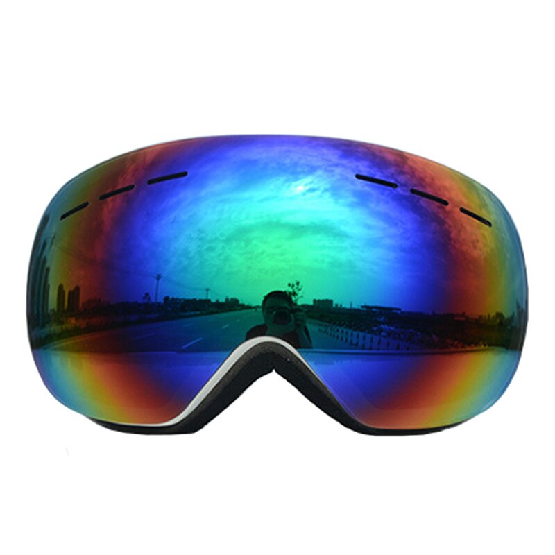 Winter Anti-fog Skating Skiing Goggles Spherical Broad Vision Snowboard Ski Glasses Outdoor Windproof HD Snowmobile Goggles