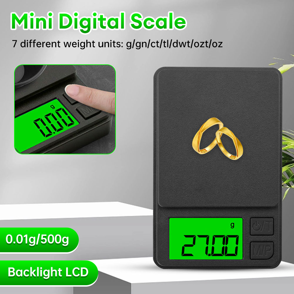 500G X 0.01G Hoge Precisie Digitale Weegschaal Voor Goud Sterling Zilveren Sieraden Weegschalen Balans Gram Elektronische Weegschalen Batterij Aangedreven