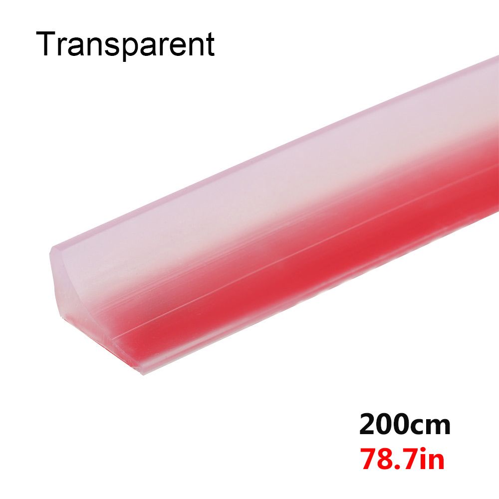 1Pc Zelfklevende Siliconen Waterkerende Strip Badkamer Water Stopper Buigbare Deur Bodemafdichting Strip Douche Dam Barrier: Rood / 84Mm