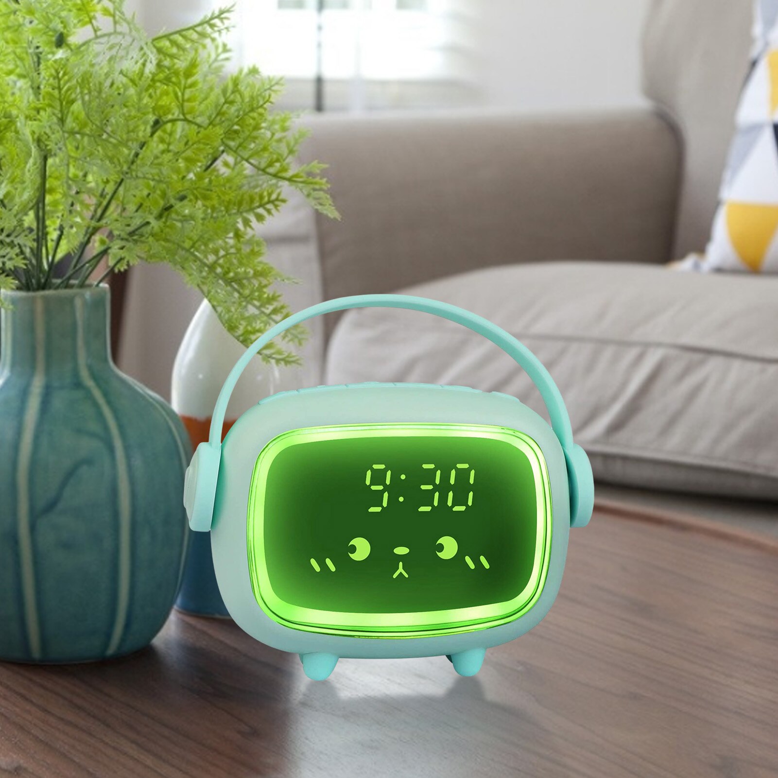 Child Alarm Clock Children's Electronic Alarm Clock Time Angel Alarm Clock Multi Function Led Night Light Digital Alarm Clock