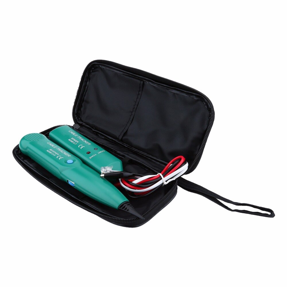 Network Cable Tester MS6812 Telephone Wire Track LAN Network Cable Tester for UTP STP Cat5 Cat6 RJ45 RJ11 Line Finding Testing