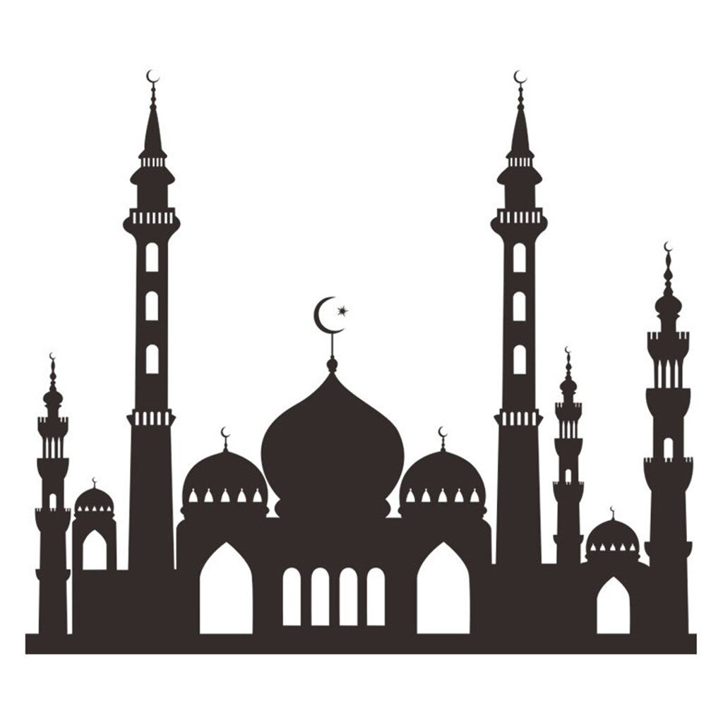 Vinyl Wall Sticker Decals Home Decor Bedroom Ramadan Ramadhan Kareem Islam Home Decor Bedroom Living room Wallpaper: C