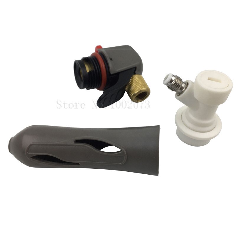 Portable Co2 Charger Injector Ball Lock Gas Disconnect Fitting HomeBrew Beer Kegs Draft Beer Dispenser for Party
