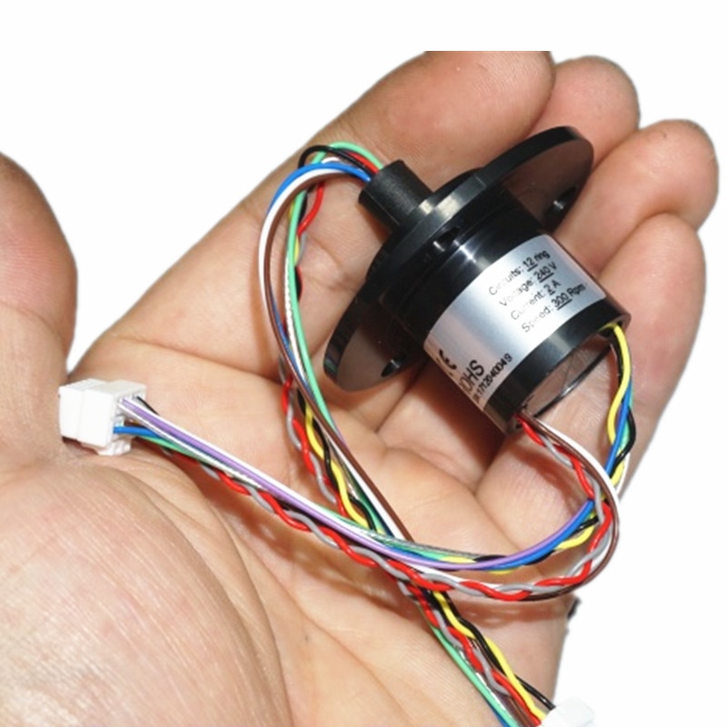 Cap type slip ring conductive ring Small rotating conductive slip ring 2A10 road cap type conductive slip ring Signal collector