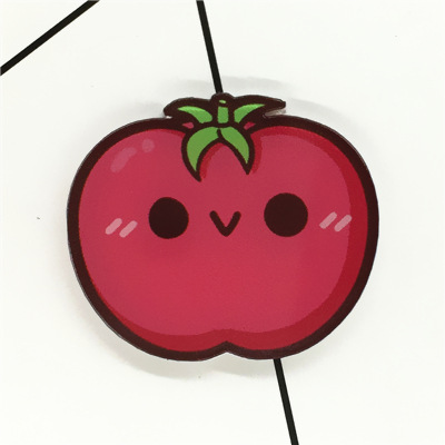 Leuke groenten komkommer corn tomaat Broche Acryl Pin Badges Pictogrammen op De Rugzak Medaille Decoratie Badge voor Kleding: O