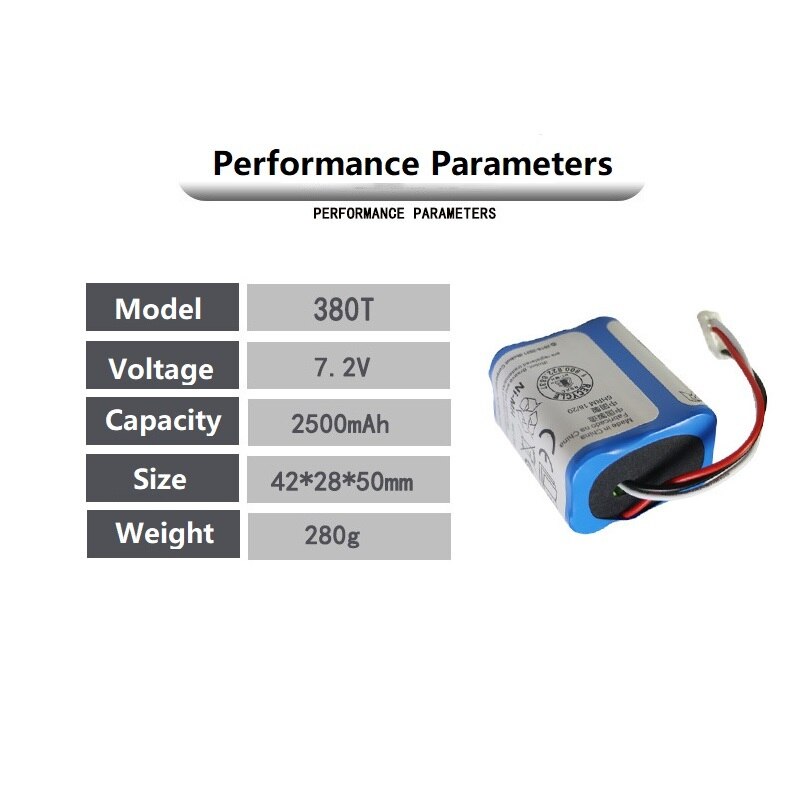 1Pcs Original 7,2 V 2500mAh Batterie für iRobot Roomba Braava 380 380T Mint 5200c Ni-Mh 2500mAh 2,5 Ah 7,2 v Akku