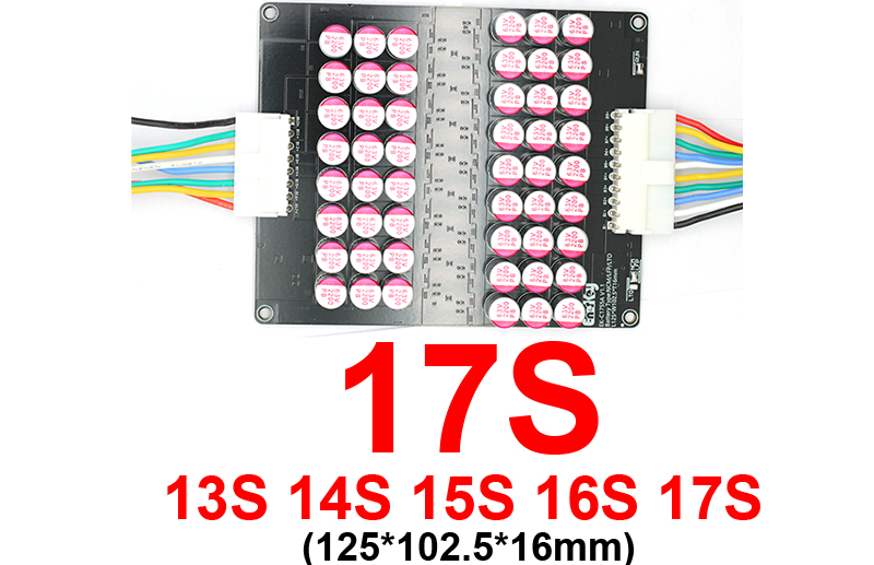1A 3A 5A 6A Balans Li-ion Lifepo4 LTO Lithiumbatterij Actieve Equalizer Balancer Board Condensator 3S 4S 5S 7S 8S 10S 16S 20S BMS: Khaki / 10A