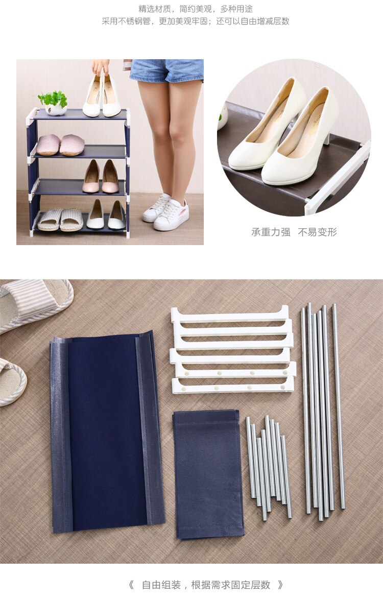 Schoenenrek Roestvrij Staal Slaapzaal Kleine Schoenenrek Multifunctionele Schoenenkast