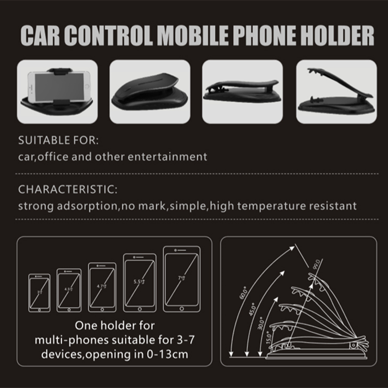 Premium Dashboard Auto Telefon Halter Silikon Ständer Halterung Gute Anblick Display Auto Handy Halter GPS Unterstützung