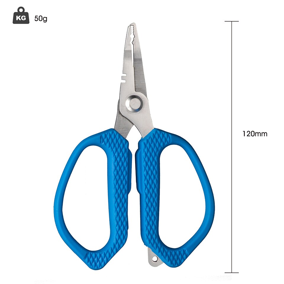 Crazy Shark 5''Mini Fishing pliers High Carbon Steel Split Ring Cutter Line/Wire Scissors Hook Remover Fishing Tools Tackles: mini plier