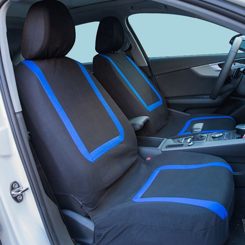 Fundas de asiento de automóvil de tela de lujo Universal 9 Uds. Accesorios de asiento de coche de seda de hielo súper transpirable