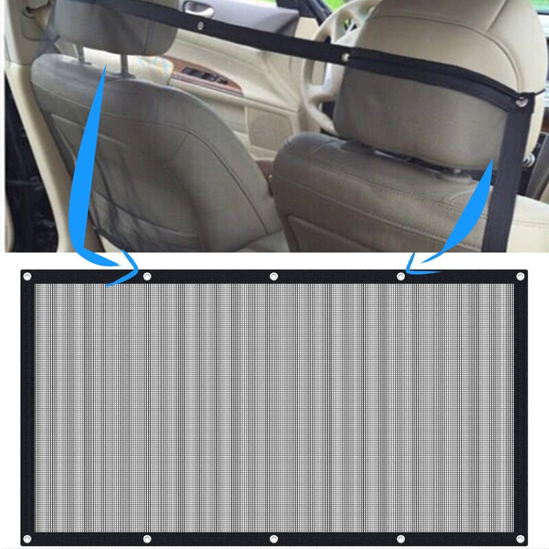 Auto hondenbarrière autostoel isolatie netwerk bescherming kinderen huisdieren veiligheid voorstoel barrière voertuig achterbank universele pasvorm