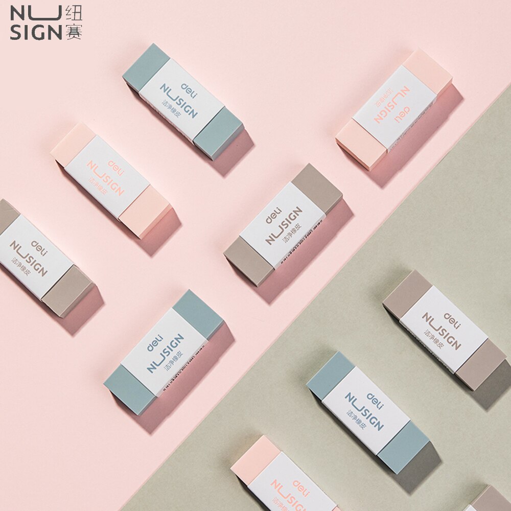 1Pc Nusign Eraser Clean No Any Trace Fine Correction Art Engineering Drawing Student Writing Cleaning Tool Stationery Supplies