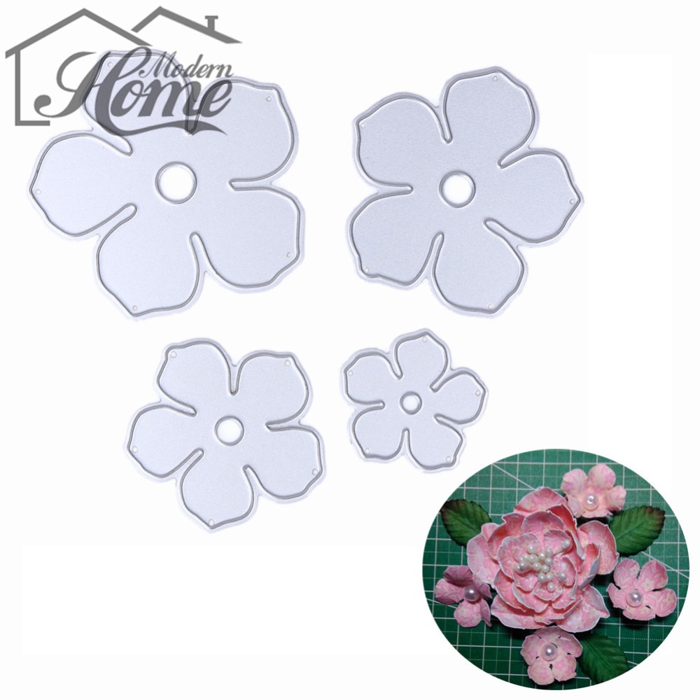 Rose Flower Metal Cutting Dies Stencils For Scrapbooking Photo Album Decoration Embossing Paper Card Craft Template Folder Suit: Type 1
