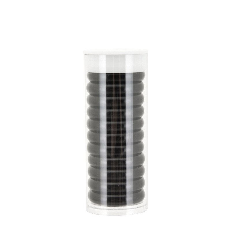 Anillas de Metal para encuadernación, anillas de 38mm con agujero De Seta para hojas sueltas, Accesorios para cuaderno, anillas de encuadernación, planificador de anillas de disco de Metal, 11 Uds.: Black