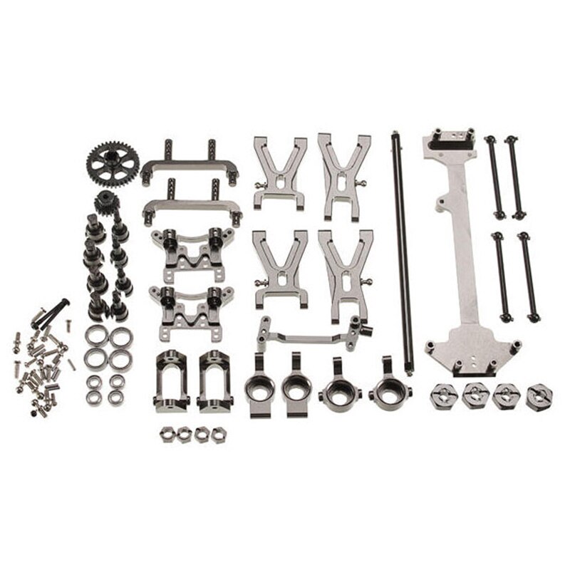 Aggiorna il Kit di parti metalliche per Wltoys K929 A959 A969 A979 A959B A979B 1/18 Rc ricambi auto: Default Title